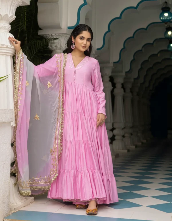 Regal Blush Luxe Gotta Patti Ensemble