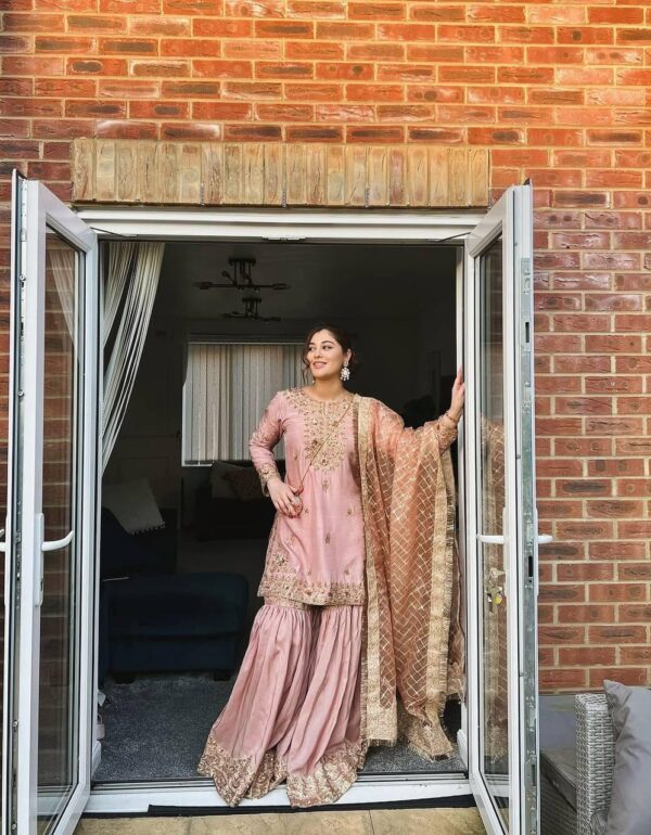 Regal Sitara Luxe Embroidered Sharara Set