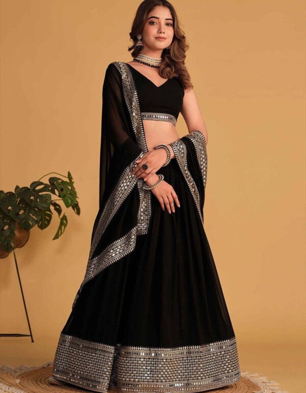 Ethereal Midnight Luxe Lehenga
