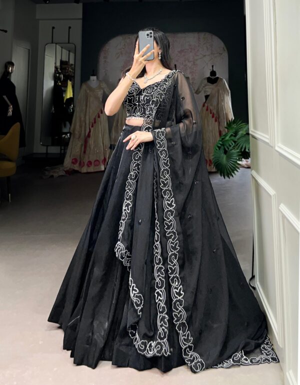 Luxe Bloom Lehenga Modern Floral Beauty