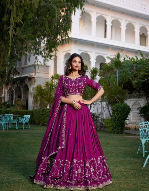 The Ethereal Glow of Heritage Woven into a Majestic Lehenga