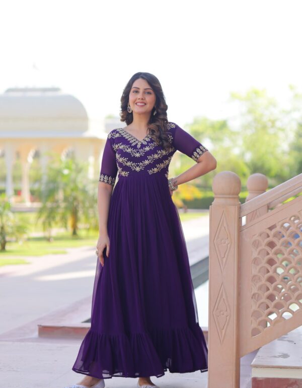Tanvi Elegant Bloom Anarkali Dress
