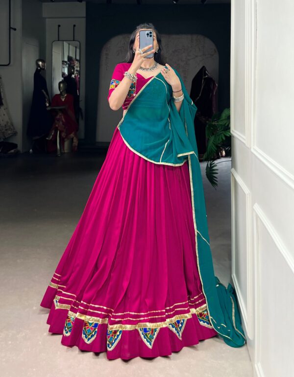 Suhani’s Heritage Rhapsody Traditional Mirror & Thread Embroidery Lehenga Choli