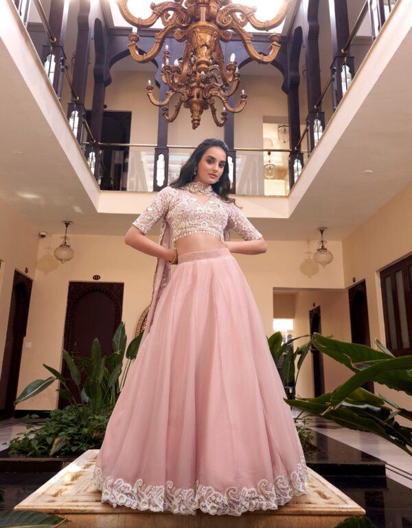 Gulabo Gaze: Blush Pink Dream Lehenga Set