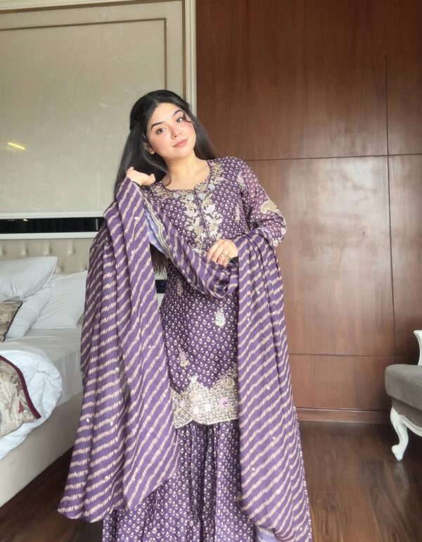 Hemanshi Royal Lavender Charm Traditional Printed Suit
