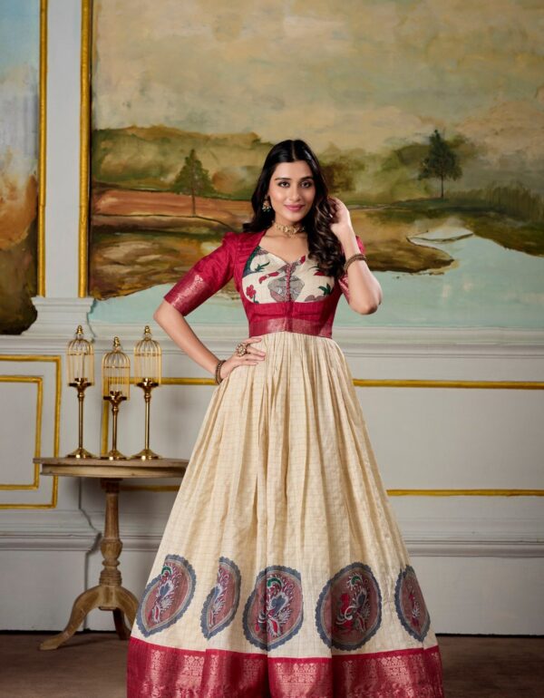 Nithya Dola Silk Gown