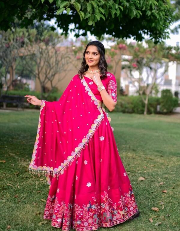 Ruhika Embroidery Thread  Sequence Work Lehenga Choli
