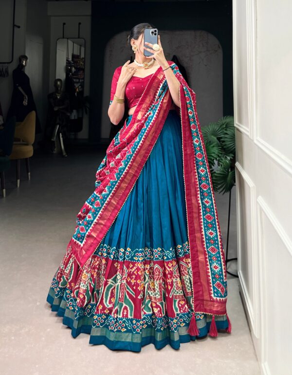 Ruhi Twirling In Tradition Shining In Silk Lehenga Choli