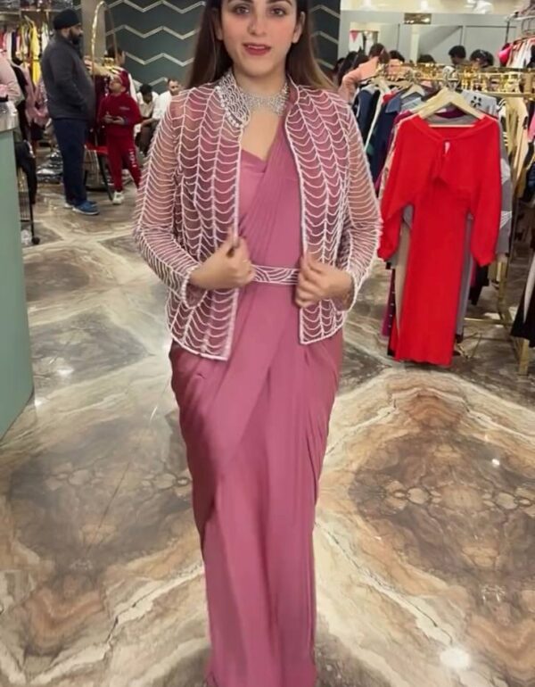 The Modern Empress: Redefining Traditional Sarees with a Shrug