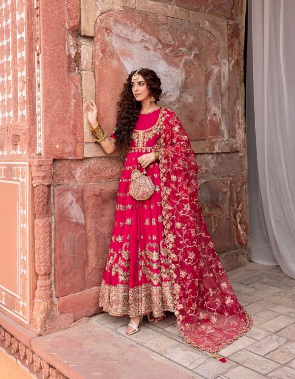 Rani Gulab Anarkali Gown