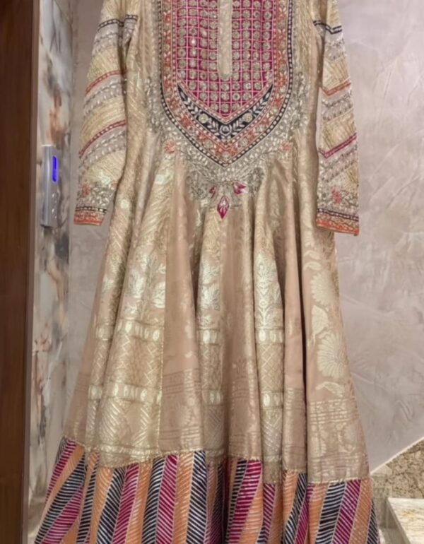 Golden Hour Brocade Palazzo Suit