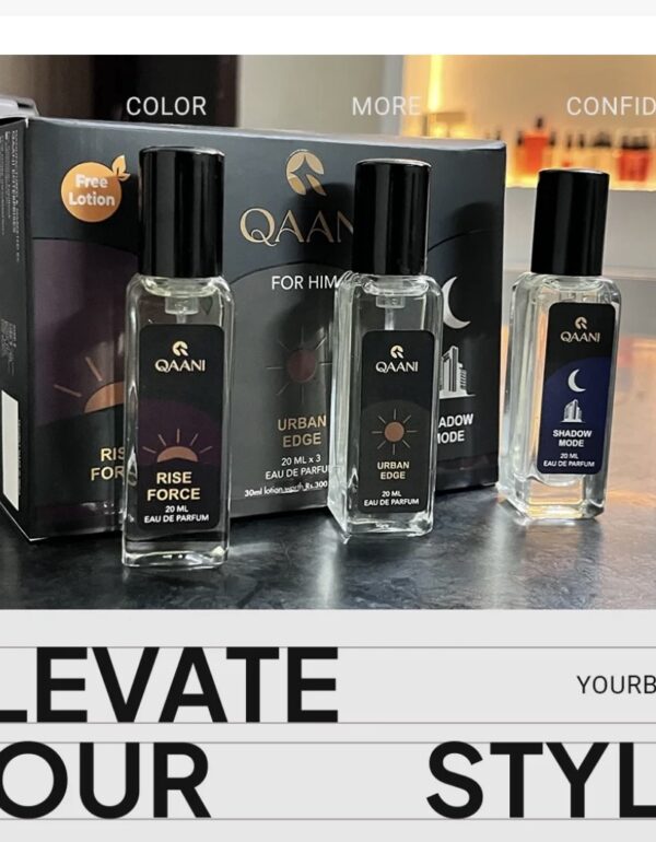 Qaani For Him Giftset With Free Lotion 20ml x 3