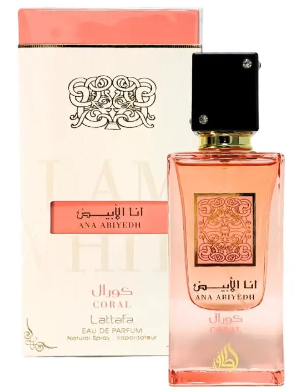 Lattafa Ana Abiyedh Coral For Men And Women EDP 60ml