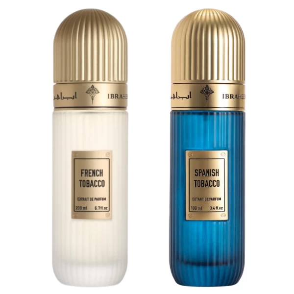 Decant/Sample Ibraheem Al Qurashi Tobacco Collection Pack French Tobacco, Spanish Tobacco 10mlX2