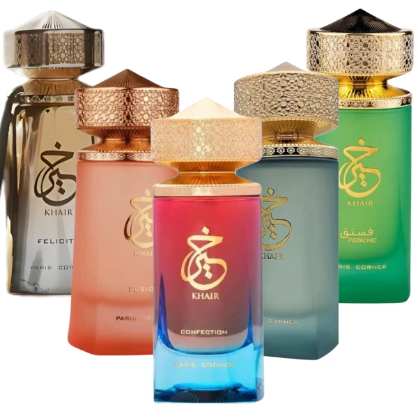 Decant/Sample Khair Pack Khair Confection, Khair Felicity, Khair Pistachio, Khair Fusion, Khair 10mlx5