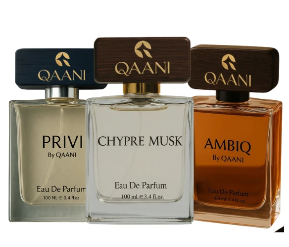 Decant/Sample Qaani Pack ( Privi, Chypre Musk & Ambiq ) For Men EDP 10mlX3