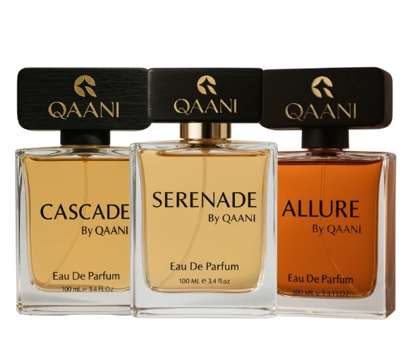 Decant/Sample Qaani Pack ( Cascade, Serenade & Allure ) For Men And Women EDP 10mlX3