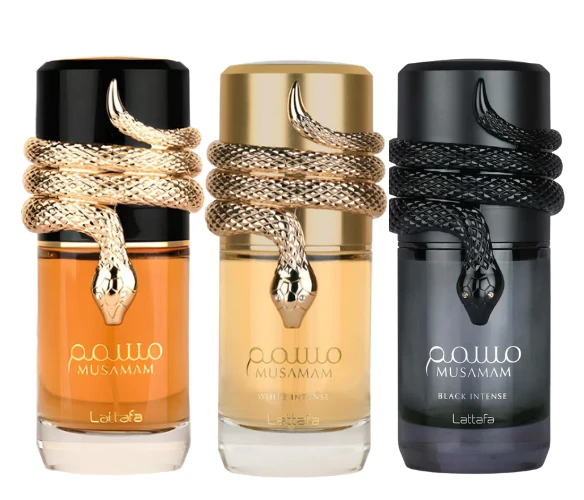 Decant/Sample Lattafa Musamam Pack (Musamam, White Intense & Black Intense) For Men And Women EDP 10mlX3