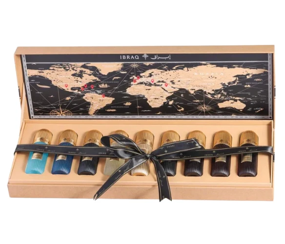 Ibraheem Al Qurashi Tobacco Collection Discovery Set For Men Extrait De Parfum 20mlX9
