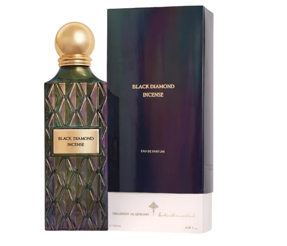 Ibraheem Al Qurashi Black Diamond Incense For Men And Women EDP 150ml