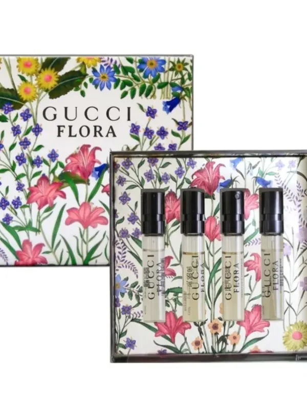 Gucci Flora Gorgeous Gift Set (Gardenia, Magnolia, Jasmine, Orchid)EDP1.5mlX4