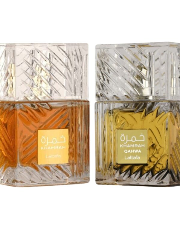 Decant/Sample Pack Of Lattafa Khamrah And Lattafa Khamrah Qahwa EDP 10mlX2