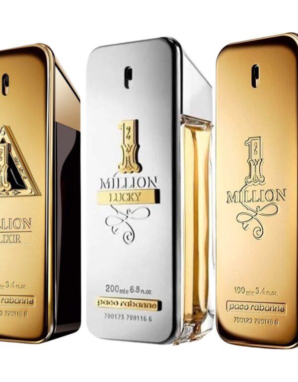 Decant/Sample Pack of Paco Rabanne 1 Million EDT, 1 Million Lucky And 1 Million Elixir 10mlX3