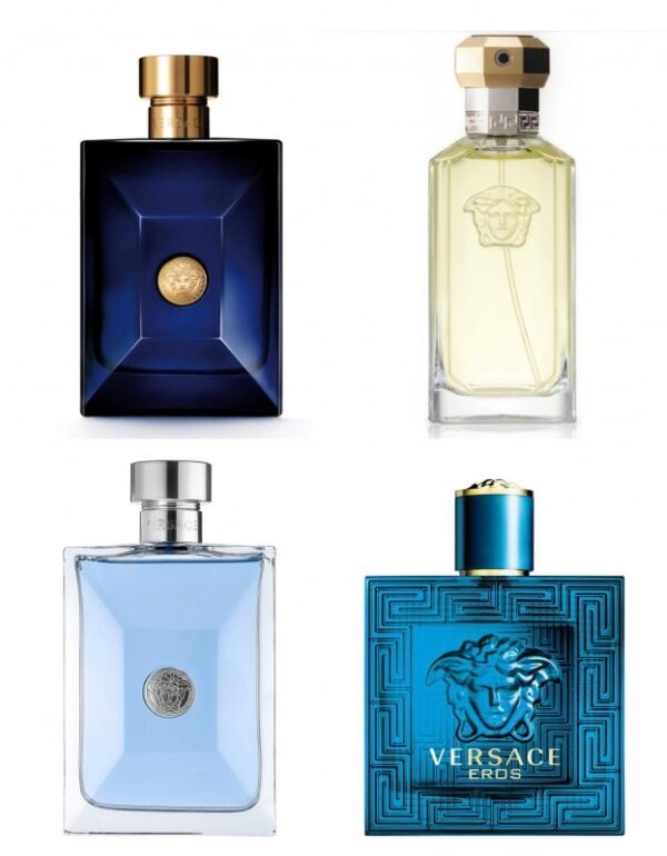 Decant/Sample Best From Versace Pack, Versace Pour Homme, The Dreamer, Dylan Blue, Eros EDT 10ml x4