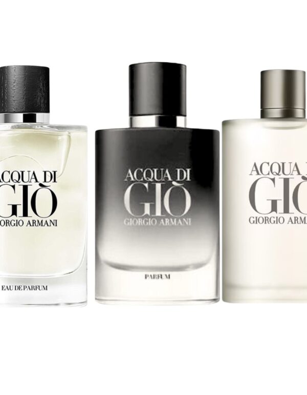 Decant/Sample Pack Of Armani Acqua Di Gio EDP,Armani Acqua Di Gio EDT And Armani Acqua Di Gio Parfum 10mlX3