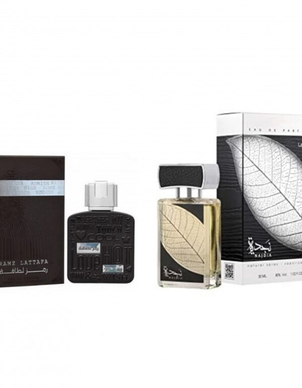 Lattafa Najdia and Lattafa Ramz Silver Combo Pack EDP 30ml x2