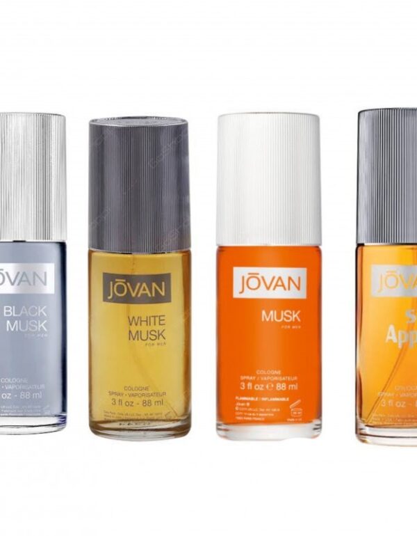 Decant/Sample Best From Jovan, Jovan Musk, Black Musk, White Musk, Sex Appeal For Men EDC 10ml x4
