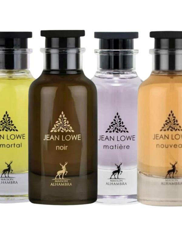 Decant/Sample Pack Of Maison Alhambra Jean Lowe Noir, Jean Lowe Maitre, Jean Lowe Nouveau And Jean Lowe Immortel EDP 10mlX4
