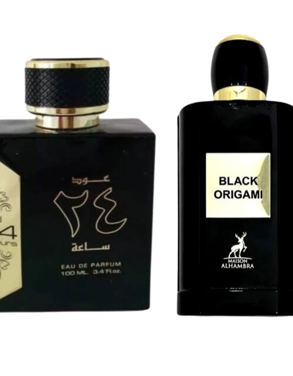 Decant/Sample Feel of Tom Ford black orchid pack, Maison Alhambara Black Origami And Ard Al Zaafaran Oud 24 Hours EDP 10mlX2