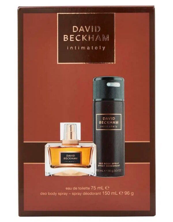 David Beckham Intimately Giftset For Men EDT 75ml+Body Spray 150ml